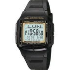 Casio DB-36-9AVDF férfi digitális óra 37 mm, WR50, fekete, gyanta szíj, doboz