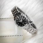 Casio LTP-1308D-1AVDF női karóra, fekete számlap, acél szíj, WR50