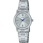 Casio női karóra LTP-V002D-7B3UDF, ezüst, acél, 25 mm, dátum, WR30