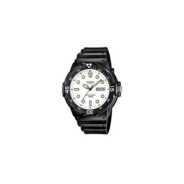 Casio MRW-200H-7EVEF férfi karóra, 44 mm, WR100, fehér számlap, díszdoboz