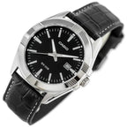 Casio férfi karóra, MTP-1308L-1AVEF, bőrszíj, fekete számlap, WR50, 39 mm