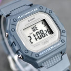 Casio W-218HC-2AVDF uniszex digitális karóra, kék, WR50, dobozzal