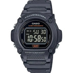 Casio W-219H-8BVEF férfi digitális karóra, fekete, WR50, LED, díszdoboz