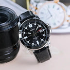 Casio MTP-VD01L-1EV férfi karóra, fekete bőr, 44 mm, WR50, dátum