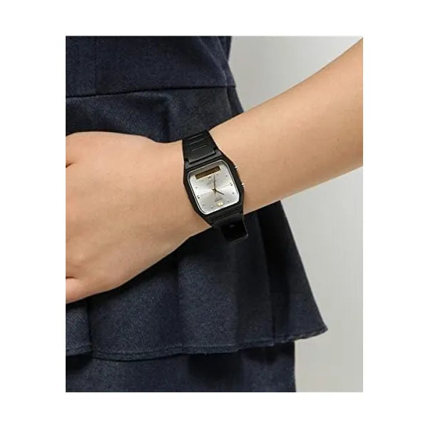 Casio AW-48HE-7AVDF női karóra, analóg-digitális, fekete, WR50