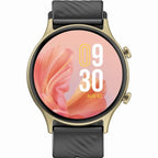 Gravity GT19-9 okosóra, 1.39'' IPS, Bluetooth 5.2, hívás, IP67, arany/fekete