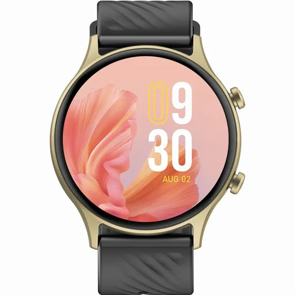 Gravity GT19-9 okosóra, 1.39'' IPS, Bluetooth 5.2, hívás, IP67, arany/fekete