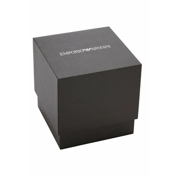 Emporio Armani férfi karóra AR1998, krónográf, acél, 43 mm, fehér, WR50
