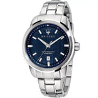 Maserati Successo férfi karóra R8853121004, 44 mm, acél, kék, WR100, kvarc