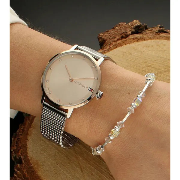 Tommy Hilfiger női karóra 1782151 Pippa, acél, rozéarany, 35 mm, WR30