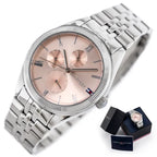 Tommy Hilfiger Monica női karóra, kvarc, 38 mm, ezüst acél, rózsaszín, WR30