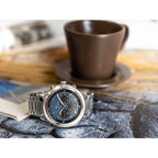 Tommy Hilfiger Troy 1792104 férfi karóra, acél szíj, kék számlap, 47 mm, 5 ATM