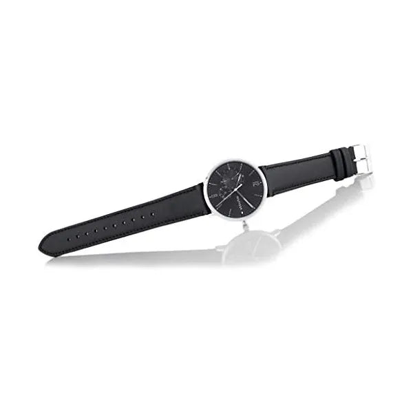 Tommy Hilfiger Brooklyn 1791509 férfi karóra, 40 mm, fekete számlap, bőr szíj