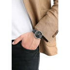 Tommy Hilfiger Brooklyn 1791509 férfi karóra, 40 mm, fekete számlap, bőr szíj