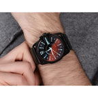 Diesel Mega Chief DZ1657 férfi kronográf karóra, 52 mm, WR100, bőr szíj