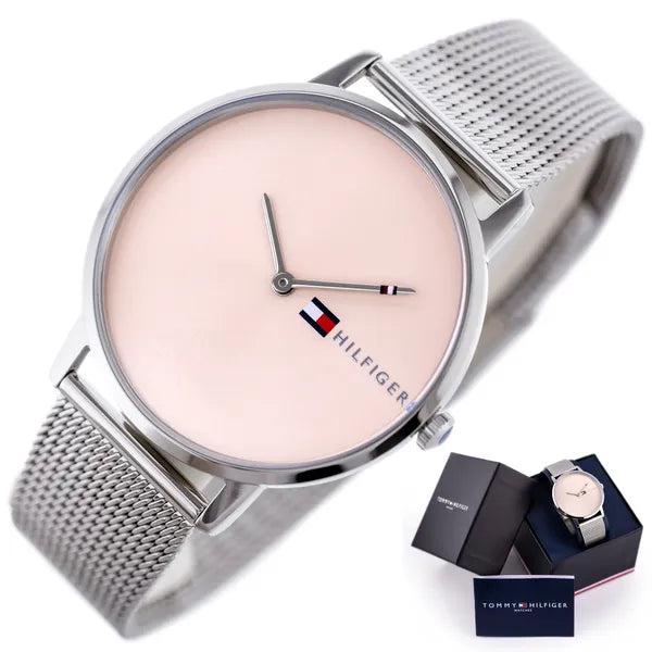 Tommy Hilfiger Alex 1781970 női karóra, acél szíj, rozéarany számlap, 3 ATM
