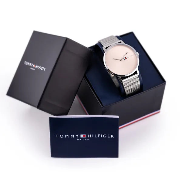 Tommy Hilfiger Alex 1781970 női karóra, acél szíj, rozéarany számlap, 3 ATM
