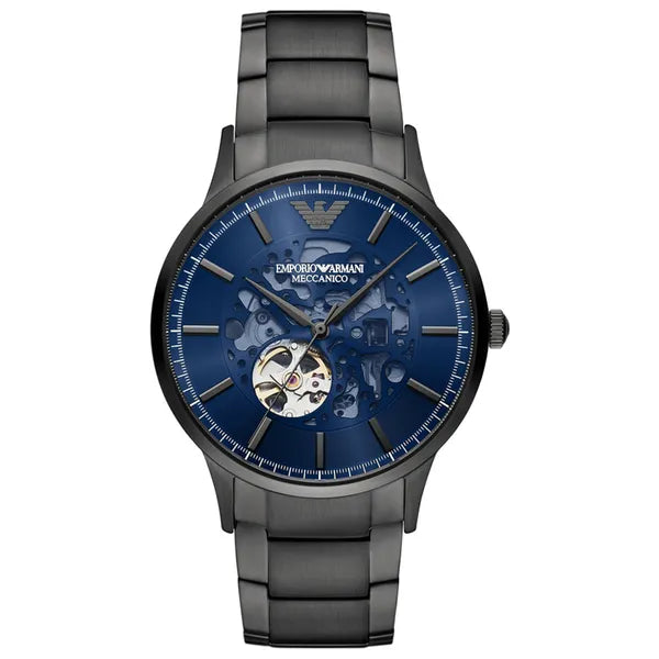 Emporio Armani Renato automata férfi óra nyitott szerkezet, 43 mm, WR50 AR60056