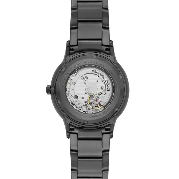 Emporio Armani Renato automata férfi óra nyitott szerkezet, 43 mm, WR50 AR60056