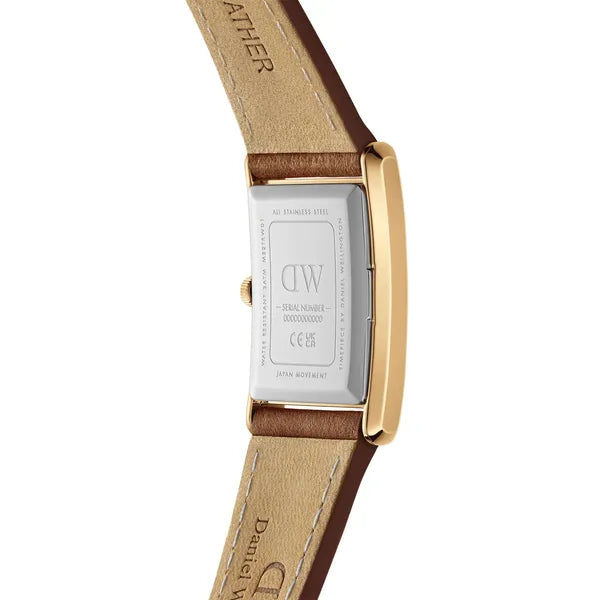 Daniel Wellington női karóra Bound Durham Gold, 20 mm, barna bőrszíj DW00100696