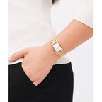 Daniel Wellington Bound 3-Link női karóra, téglalap, rózsaarany, kvarc, 22 mm