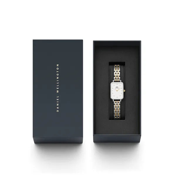 Daniel Wellington Quadro Lumine női karóra, 5‑szemes, 20 mm + ajándékdoboz