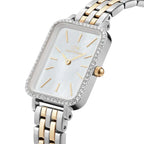 Daniel Wellington Quadro Lumine női karóra, két tónusú, téglalap, DW00100671