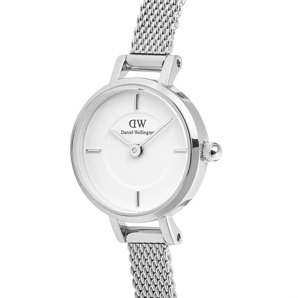 Daniel Wellington Petite Mini női karóra, rozsdamentes acél, 19 mm, ezüst