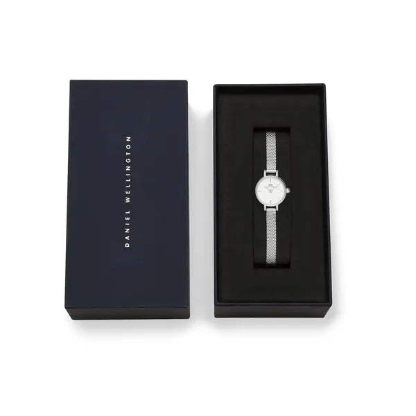 Daniel Wellington Petite Mini női karóra, rozsdamentes acél, 19 mm, ezüst