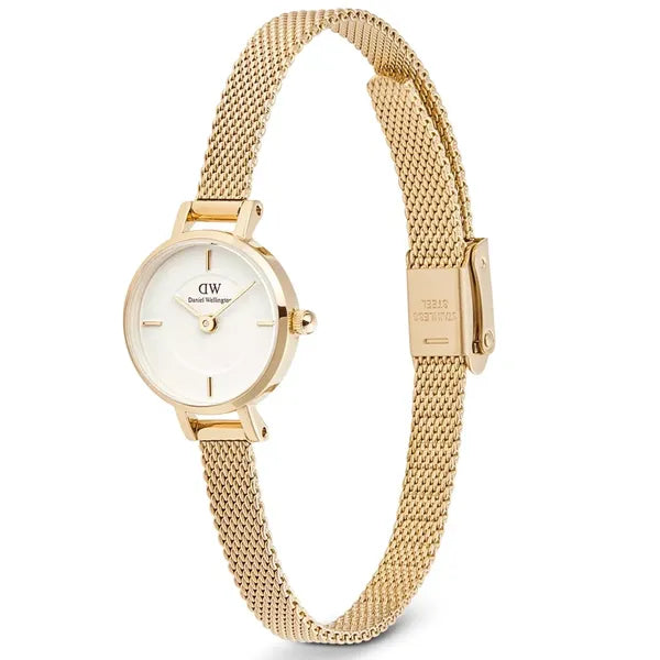 Daniel Wellington Petite Mini női karóra, arany nemesacél, 19 mm, DW00100745
