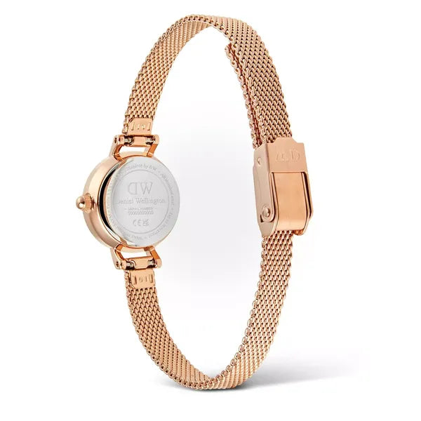 Daniel Wellington Petite Mini női karóra, rózsaarany acél, 19 mm, WR30, kvarc