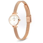Daniel Wellington Petite Mini női karóra, rózsaarany acél, 19 mm, WR30, kvarc