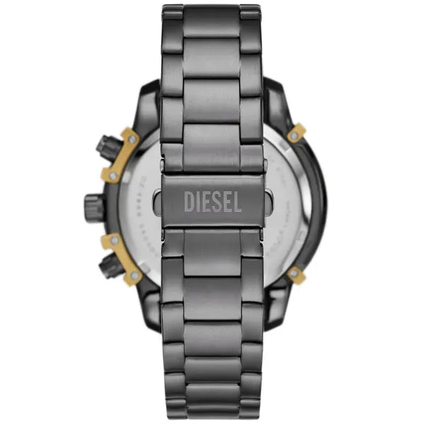 Diesel Griffed DZ4668 férfi karóra, szürke acél, 48 mm, kronográf, díszdobozzal