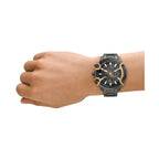Diesel Griffed DZ4668 férfi karóra, szürke acél, 48 mm, kronográf, díszdobozzal