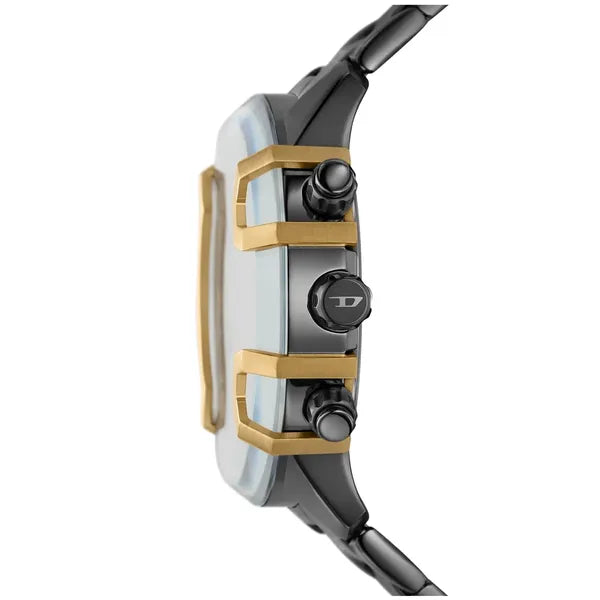 Diesel Griffed DZ4668 férfi karóra, szürke acél, 48 mm, kronográf, díszdobozzal