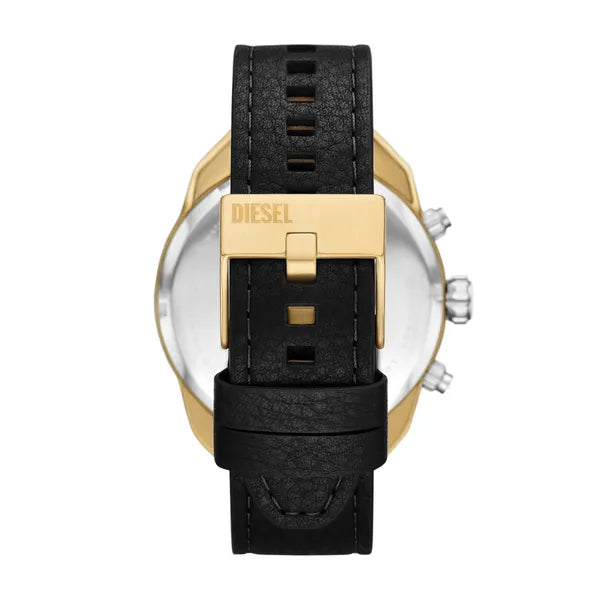 Diesel Spiked DZ4671 férfi kronográf karóra, bőr, WR50, 49 mm