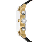 Diesel Spiked DZ4671 férfi kronográf karóra, bőr, WR50, 49 mm