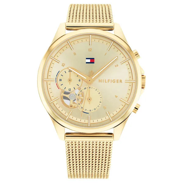 Tommy Hilfiger Quinn 1782417 női karóra, arany, 38 mm, acél, kvarc, WR30