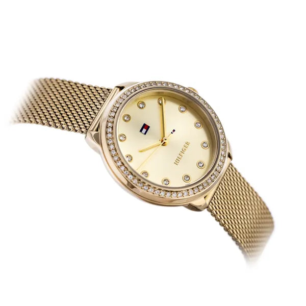Tommy Hilfiger Demi 1782699 női karóra, arany, 33 mm, acél, kvarc