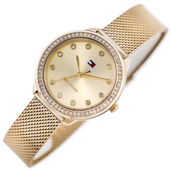 Tommy Hilfiger Demi 1782699 női karóra, arany, 33 mm, acél, kvarc