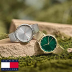 Tommy Hilfiger Pippa 1782668 női karóra, arany acél, zöld számlap, kvarc