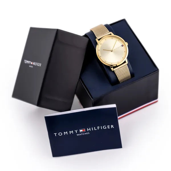 Tommy Hilfiger Pippa 1782728 női karóra, arany, acél szíj, 35 mm