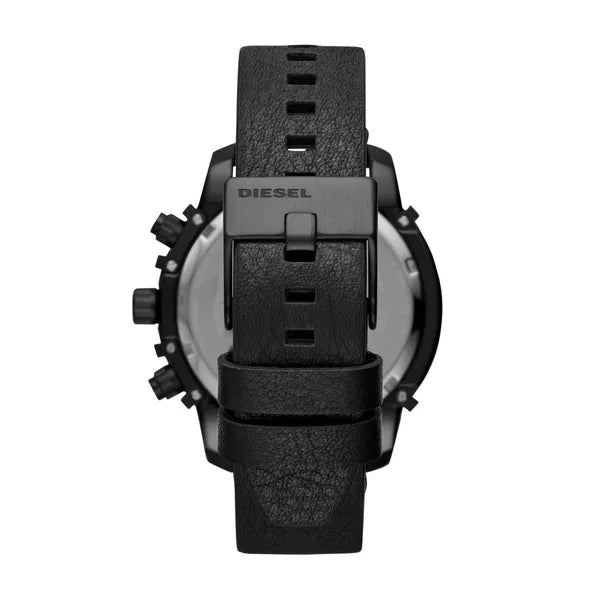 Diesel Griffed DZ4519 férfi kronográf karóra, fekete bőr, 46 mm