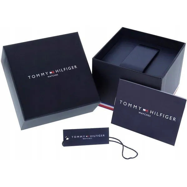 Tommy Hilfiger Ari 1782144 női karóra, fekete acél, 40 mm, kvarc, WR30