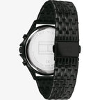 Tommy Hilfiger Ari 1782144 női karóra, fekete acél, 40 mm, kvarc, WR30