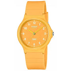 Casio MQ-24B-9B női karóra, narancssárga, 36 mm, kvarc, WR30, díszdobozzal