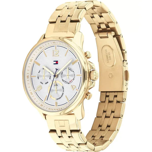 Tommy Hilfiger Harper 1782223 női karóra, arany rozsdamentes acél, 38 mm, WR30