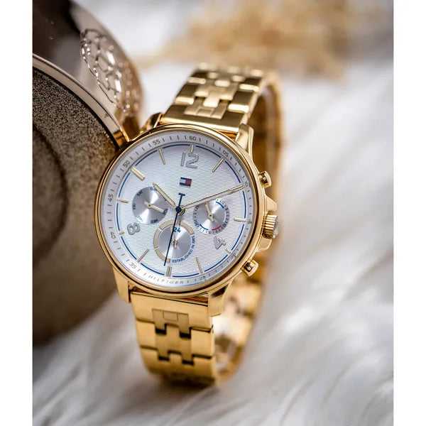Tommy Hilfiger Harper 1782223 női karóra, arany rozsdamentes acél, 38 mm, WR30