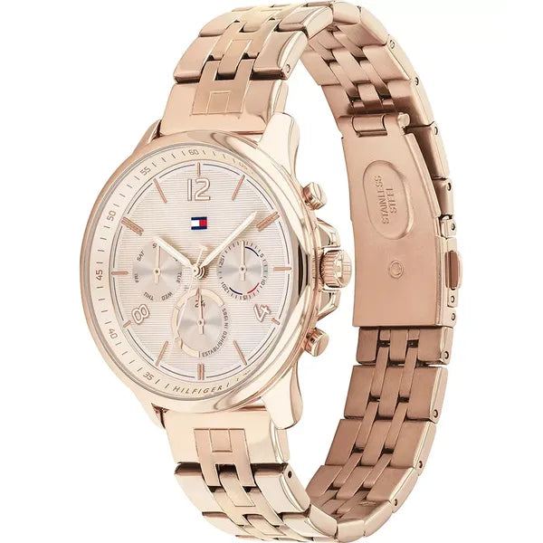 Tommy Hilfiger Harper 1782224 női óra, rozéarany, 38 mm, acél, WR30