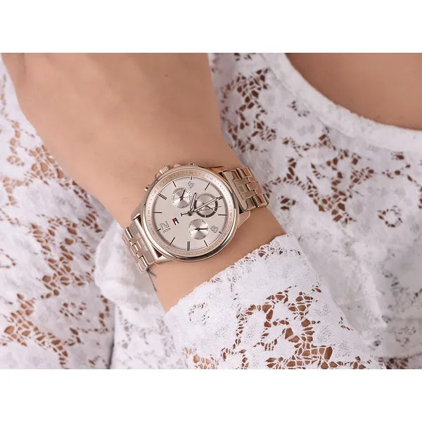 Tommy Hilfiger Harper 1782224 női óra, rozéarany, 38 mm, acél, WR30